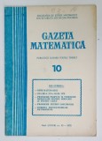 GAZETA MATEMATICA , PUBLICATIE LUNARA PENTRU TINERET , NR. 10 , 1978