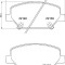 BREMBO P 07 007 PRIME LINE set placute frana,frana disc