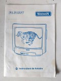 Pliant vechi Instructiuni de folosire Watson FA 5130T TV, anii 90