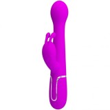 PRETTY LOVE - DEJON RABBIT VIBRATOR 3 IN 1 MULTIFUNCTION VIOLET, PRETTY LOVE FLIRTATION