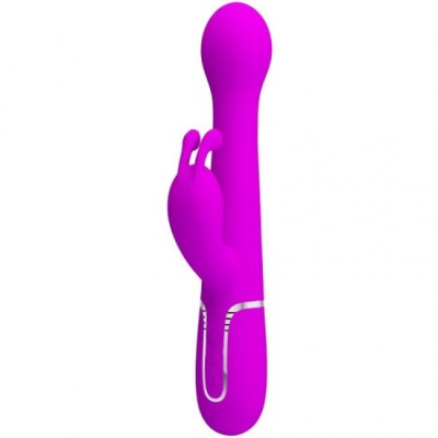PRETTY LOVE - DEJON RABBIT VIBRATOR 3 IN 1 MULTIFUNCTION VIOLET foto