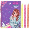 Carte de Colorat TOPModel Neon Doodle Depesche PT11932