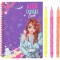 Carte de Colorat TOPModel Neon Doodle Depesche PT11932