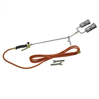Arzator profesional de acoperis cu doua flacari 560 mm, 110kW Dedra foto