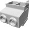 Conector PCB 90&deg; 15mm, 2 piste