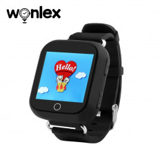 Ceas Smartwatch Pentru Copii Wonlex GW200S cu Functie Telefon, Localizare GPS, Pedometru, SOS - Negru foto