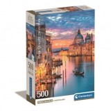 Puzzle Clementoni Venetia: Iluminata 500 piese