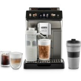 Espressor automat Eletta Explore ECAM 450.86.T, 2 Carafe cu tehnologie LatteCrema, Tehnologie de extractie la rece, Rasnita cu tehnologie Bean Adapt,, Delonghi