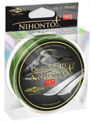 FIR TEXTIL MIKADO NIHONTO OCTA BRAID VERDE 150m 0.26mm 22.60kg foto