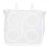 Sac pentru spalat incaltamintea, curele pentru agatat, protectie incaltaminte, alb
