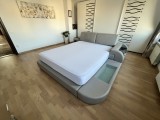 Protectie saltea jersey RestShield Coneltex, dimensiuni 90-100x200 cm, dreptunghiulara, culoare alba
