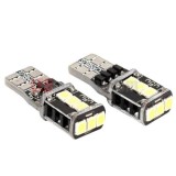 2 x 9 LED T10 W5W BULB 12V 24V Canbus Error Free Alb Lampa Becuri Lumini