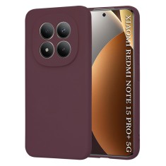 Husa silicon Xiaomi Redmi Note 15 Pro+ 5G Asteroid GSM SoftFlex, bordo