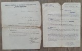 Lot doua documente Fondul de Prevedere al Societatilor Petrolifere Aliate Astra Romana