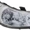 Far Suzuki SX4 (EY/GY) 05.2006-05.2013 TYC partea Dreapta tip bec H4 electric fara motoras, pentru motoras reglare cu filet