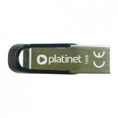 FLASH DRIVE USB 2.0 S-DEPO METALIC 16GB PLATINET