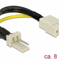 Cablu de alimentare ventilator 3 pini T-M Reduction of rotation speed, Delock 83656