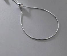 Brățară Reglabilă din Argint 925 &ndash; Eleganță și Simplitate pentru Orice Ocazie