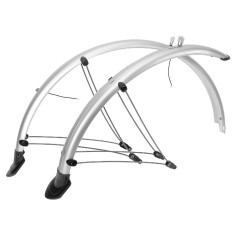 Set Aparatori Noroi Flexibile M-WAVE 26&amp;quot; 60 mm Silver foto