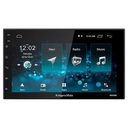 Player auto 2 DIN android 8.1 Kruger&amp;Matz 4x 45W