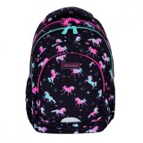 Ghiozdan cu 3 compartimente, AstraBag, Unicorn