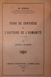 ESSAI DE SYNTHESE DE L HISTOIRE DE L HUMANITE