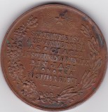 Medalie A 25 Aniversare Asociatii Institutelor Unite Jasi Iasi 1891