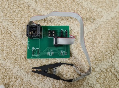 Adaptor Xprog ,UPA si MiniPro EEPROM Soic 8 Sop8 Test Clip foto