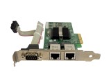 Placă de rețea Intel PRO/1000 PT cu 2 porturi RJ-45 de 1 Gb + RS-232, PCIe x4 FP EXPI9402PTG2P20