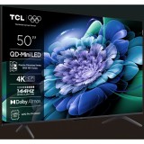 Televizor QD-MiniLED TCL 50C61K, 127cm, Ultra HD 4K, Smart TV, WiFi