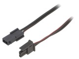 Cablu Micro-Fit 3.0 tată-mamă 2 pini 1m 4A PVC