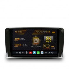 Navigatie Mercedes Benz ML W164 GL X164, Android 13, V-Octacore 4GB RAM + 64GB ROM, 9.5 Inch - AD-BGV9004+AD-BGRKIT405