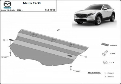 Scut motor metalic Mazda CX-30 2019-prezent foto