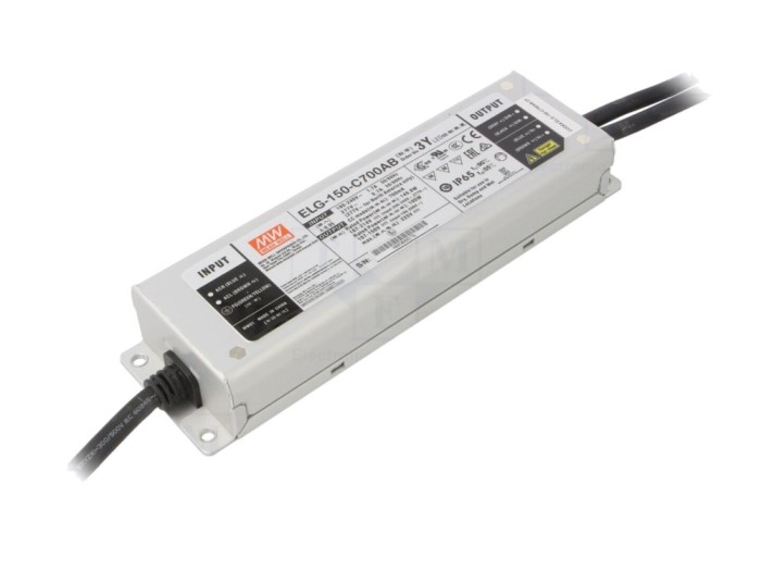 Rezistor alimentator LED 149,8W IP65