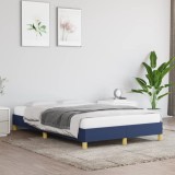 VidaXL Cadru de pat fără saltea Albastru 120x190 cm țesătură 379495