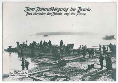 501 - BRAILA, crossing the Danube with the ferry - old PC. ( 17/12 cm ) - unused foto