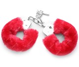 Cumpara ieftin Catuse cu Plus Loving Joy &quot;Furry Hand Cuffs&quot;Rosu##
