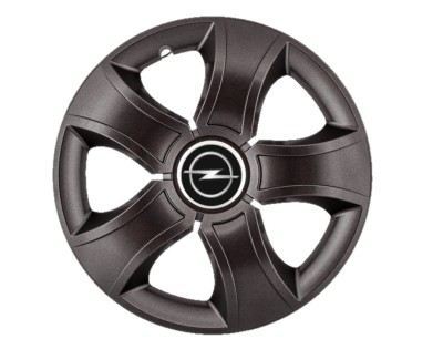 Set 4 capace roti Bis Negru R14 pentru gama auto Opel foto