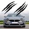 Set 2 stickere autoadezive Tuning, model &bdquo;Monster Scratches&rdquo;, dimensiune 37 x 9 cm, culoare Negru