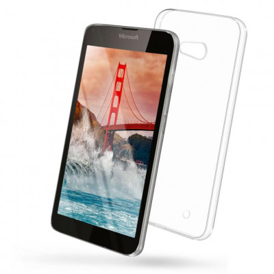 Husa Telefon Silicon Microsoft Lumia 550 Clear Ultra Slim foto
