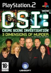 Joc Csi: Crime Scene Investigation -- 3 Dimensions Of Murder PS2 PlayStation 2, Second-Hand