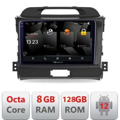 Navigatie Kia Sportage 2010- 5960Pro-325 Android Octa Core Qualcomm 2K Qled 8+128 DTS DSP 360 4G Optical CarStore Technology