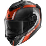 Casca integrala Shark Spartan GT Carbon Tracker alb/gri/negru/portocaliu, marime XL