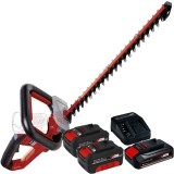 Einhell ARCURRA PXC + Starter Kit + Twinpack - Masina de tuns gard viu 62 cm + Set 1 acumulator si incarcator Li-Ion 18 V 2.5 Ah + Set 2 acumulatori L