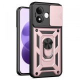 Husa pentru Xiaomi Redmi Note 17 4G / Note 17 5G, Techsuit, CamShield, Roz Aurie
