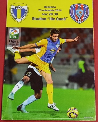 Program meci fotbal PETROLUL PLOIESTI - ASA TARGU MURES (23.11.2014) foto
