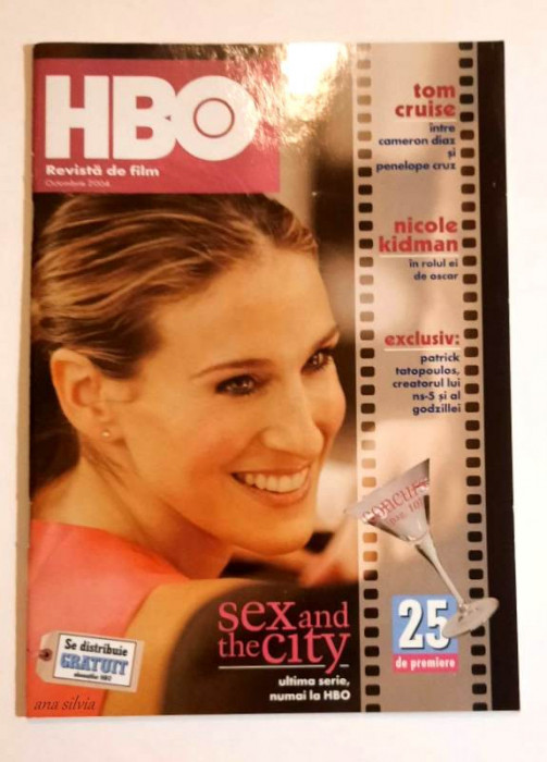 Revista de film HBO - octombrie 2004 Sex and the City, Garfield, Half Past Dead