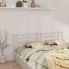 VidaXL Tăblie de pat, alb, 206x4x100 cm, lemn masiv de pin 818841