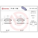 Placute frana Citroen Jumper 2 Box 04.06-, Jumper 2 Bus 04.06-, Jumper 2 04.06-; Fiat Ducato Box ( 250) 07.06-, Ducato Bus (250) 07.06-, Ducato (250), BREMBO