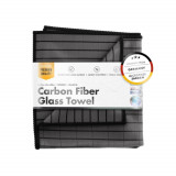 Laveta Microfibre Curatare Sticla ChemicalWorkz Carbon Fiber Glass Towel, 360 GSM, 40 x 40cm